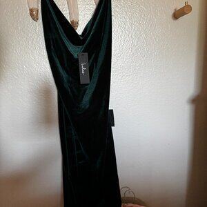 Lulus velvet cocktail dress